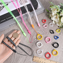 5 шт. 5-х цветные резиновые ремешки&nbsp;DIY-GF0008-39C