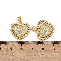 Латунные микропаве прозрачные подвески с фианитом&nbsp;ZIRC-I367-13G-06