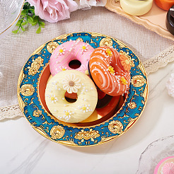 1 шт. железная плоская круглая панель-дисплей для ароматизатора AJEW-MB0001-13A