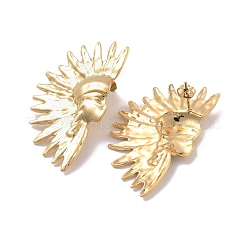 Серьги-гвоздики из нержавеющей стали 304 с ионным покрытием (IP) EJEW-K281-18G