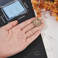 10 шт. 925 крючка для сережек из стерлингового серебра&nbsp;STER-BBC0007-11