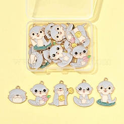 20шт 5 стиля подвески из сплава с эмалью&nbsp;ENAM-FS0003-12