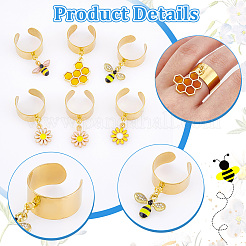 Кольца-манжеты из нержавеющей стали 304 RJEW-UN00015