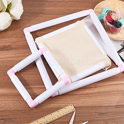 3 шт. 3 стиля пластиковые пяльцы для вышивки крестом DIY-CP0012-44B