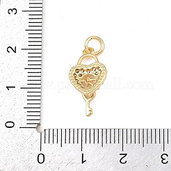 Латунные микро проложить кубического циркония подвески&nbsp;KK-G544-13G