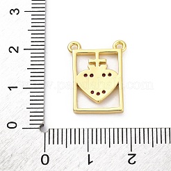 Латунные микро проложить кубического циркония подвески&nbsp;KK-U066-21B-G