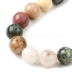 Нити бусин из натурального кварцевого кристалла G-B143-A01-10mm