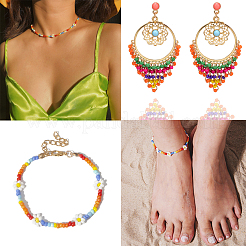 Набор для изготовления ювелирных изделий из бисера своими руками&nbsp;DIY-CJ0001-26