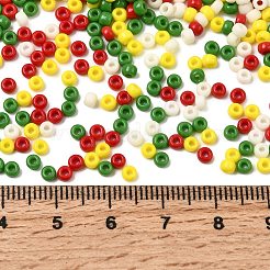 4 цвет 8/0 рождественских круглых бисерных бусин Miyuki&nbsp;SEED-X0058-15