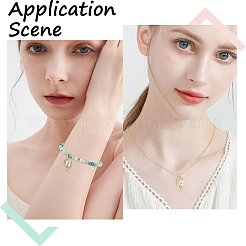 Латунные микропаве прозрачные подвески с фианитом&nbsp;ZIRC-BBC0002-47