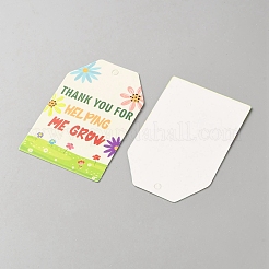 60 шт. 6 стиля бумажные бирки для подарков ко Дню учителя&nbsp;DJ-DIY-WH20062-45