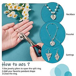 30 шт. 6-х стильный кулон из нержавеющей стали 304&nbsp;STAS-SZ0002-70P