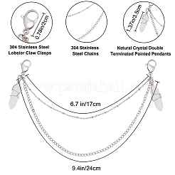 Подвеска в виде пули из натурального хрусталя FIND-PH01456