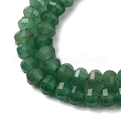 Естественный зеленый авантюрин бисер нитей G-P587-D14-02