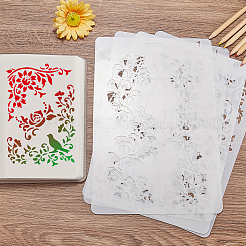 1шт пластиковые многоразовые трафареты для рисования шаблоны&nbsp;DIY-DJ0001-09C