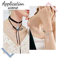 30 шт. 6-х видов подвесок из перламутрового стекла&nbsp;HJEW-CA0001-32