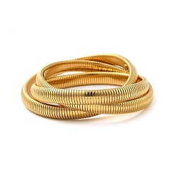 Растягивающиеся браслеты из нержавеющей стали 304&nbsp;BJEW-A031-01A-G