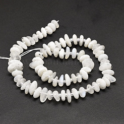 Бусины из натурального радужного лунного камня G-E569-J15