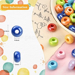 Непрозрачный акрил европейского бисера FIND-CJC0003-66