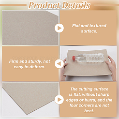 Прямоугольник крафт-бумага ДСП DIY-WH0479-84B