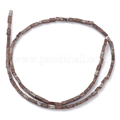 Натуральный красный снежинка обсидиан бисер прядь G-C301-01