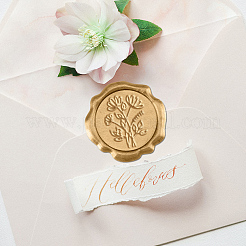 50шт. клейкие восковые наклейки DIY-CA0006-16D