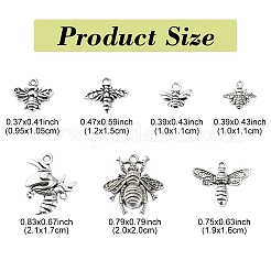 Подвески из сплава в тибетском стиле для изготовления ювелирных изделий&nbsp;FIND-YW0005-10