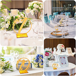 Акриловая настольная пластина для украшения дисплея DJEW-WH0001-35B