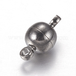 Круглые латунные магнитные застежки с петлями MC019-B