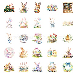 Пасхальный кролик бумажная наклейка STIC-C013-05