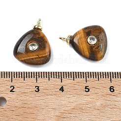 Природных тигровый глаз подвески&nbsp;KK-C251-01C-04