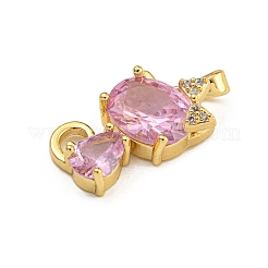 Стойки обшивки латунь микро проложить Циркон подвеску&nbsp;KK-U035-10G