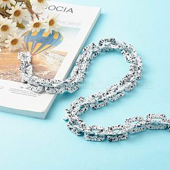 Окрашенные распылением пластиковые бостонские звено цепи ccb AJEW-JB01047-02