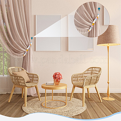 Подхваты для штор из шерстяного фетра с помпонами HJEW-AB00571