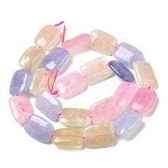 Нити бусин из натурального окрашенного малайзийского нефрита G-B137-B02-01D