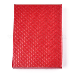 Шкатулки для драгоценностей из фактурного картона с ромбами&nbsp;LS-CBOX-T006-01D