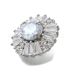 Латунные микро проложить кубического циркония подвески KK-D295-15P