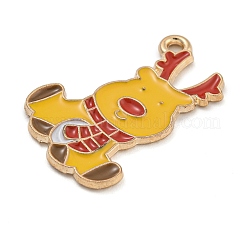 Новогодняя тема сплава эмали подвески&nbsp;ENAM-Z019-01E