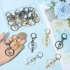 20 шт. 5 цвета железные застежки для брелка&nbsp;FIND-BBC0004-69