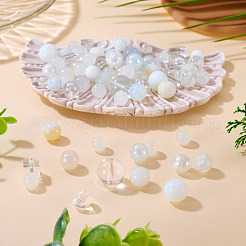 80 г прозрачных стеклянных бусин&nbsp;DGLA-TA0001-47A