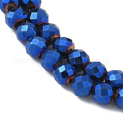 Гальванические нити из синтетических немагнитных гематитовых бусин&nbsp;G-A263-B01-01B