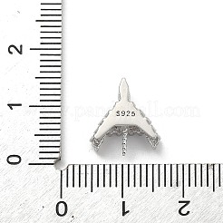 925 подвеска-корона из стерлингового серебра с прозрачными кубическими цирконами STER-P068-04P