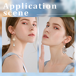 100 шт. 2 шт. фурнитура для сережек из нержавеющей стали 304 с застежкой-молнией STAS-BBC0002-57