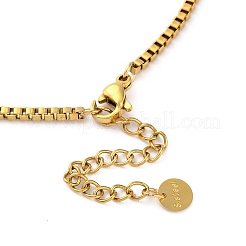 304 нержавеющая сталь летние пляжные подвески коробочные цепочки ожерелья&nbsp;NJEW-K389-01GP-01