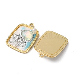 Подвески из эмалевого сплава легкого золота ENAM-B028-37KCG-02B