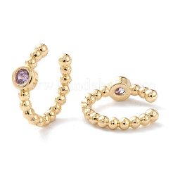 Серьги-манжеты из циркония&nbsp;LS-EJEW-H109-01I-G