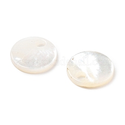 Подвески из натуральной белой/черной ракушки SSHEL-D084-01A