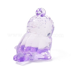 Прозрачные пластиковые подвески KY-D017-03