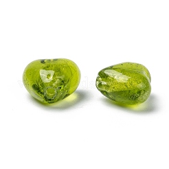 Стеклянные бусины FOIL-R050-12x8mm-7