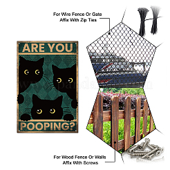 6 шт. 6-х стилистическая винтажная металлическая жестяная табличка&nbsp;AJEW-GL0001-83B